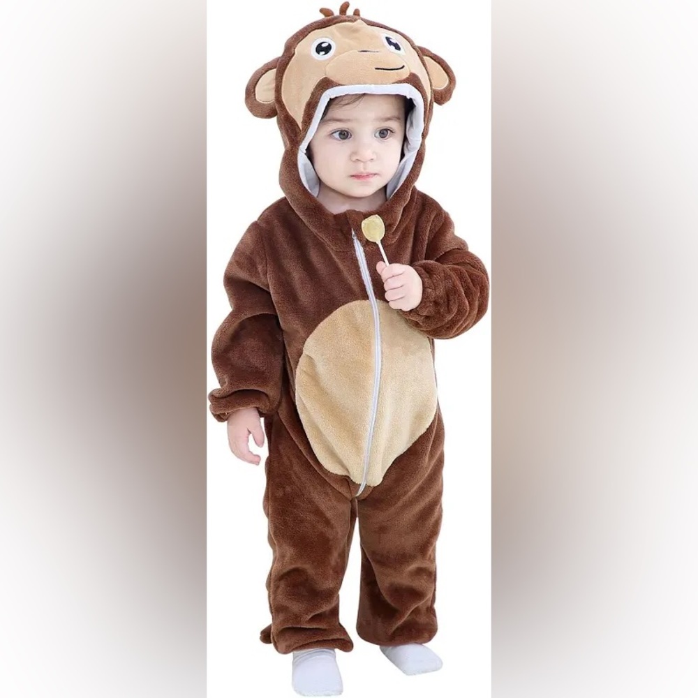 24 mo Sweet Spooks Little Monkey Jumpsuit Halloween Costume
